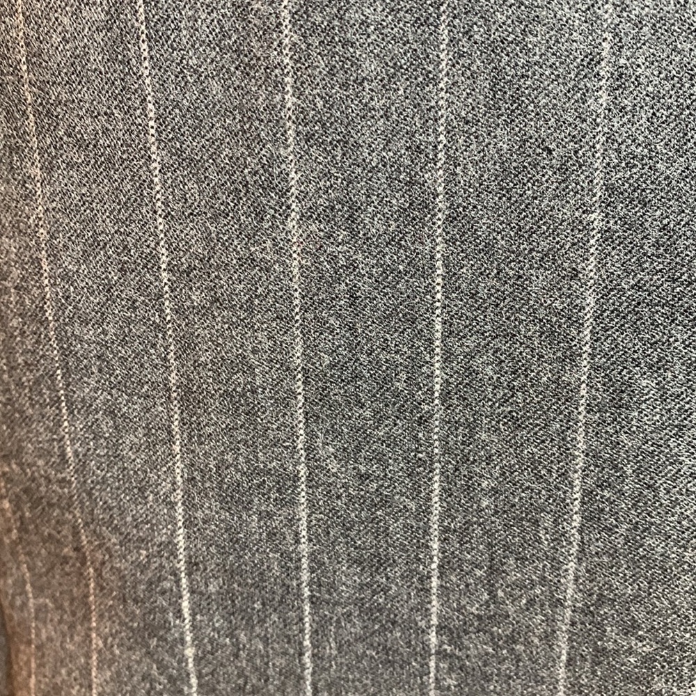 Vertigo Paris Gray Wool Pinstripe Long Blazer NEW! - Picture 7 of 10